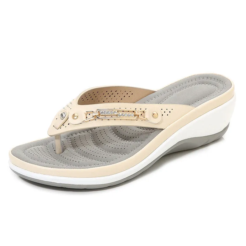 Women's Arch Support Soft Cushion Flip Flops Thong Sandals