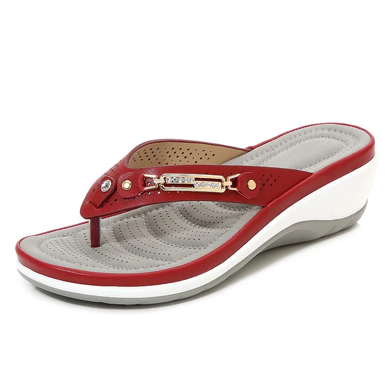 Women's Arch Support Soft Cushion Flip Flops Thong Sandals