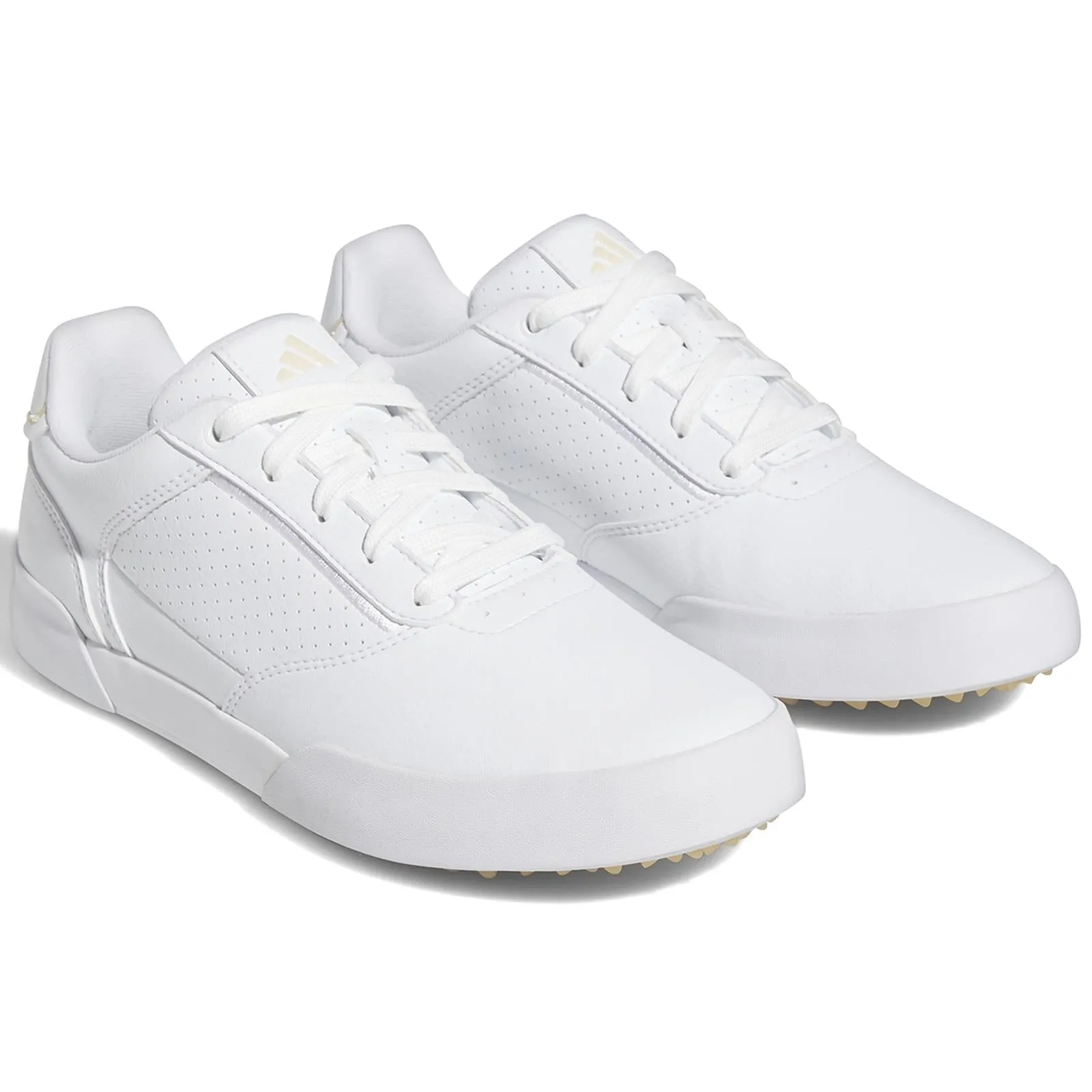 Womens Retrocross Golf Shoes White/Sand Strata/Gum - AW24