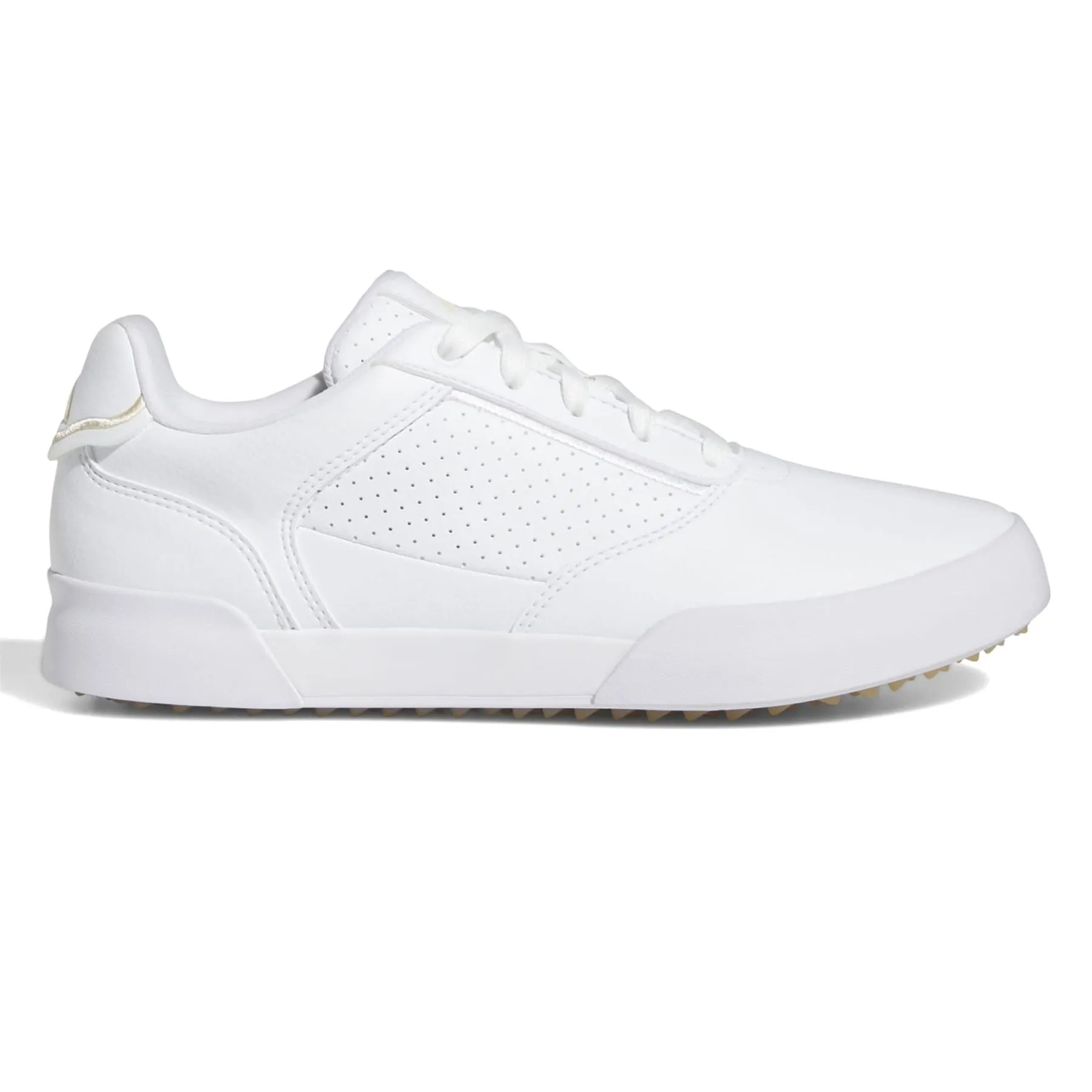 Womens Retrocross Golf Shoes White/Sand Strata/Gum - AW24