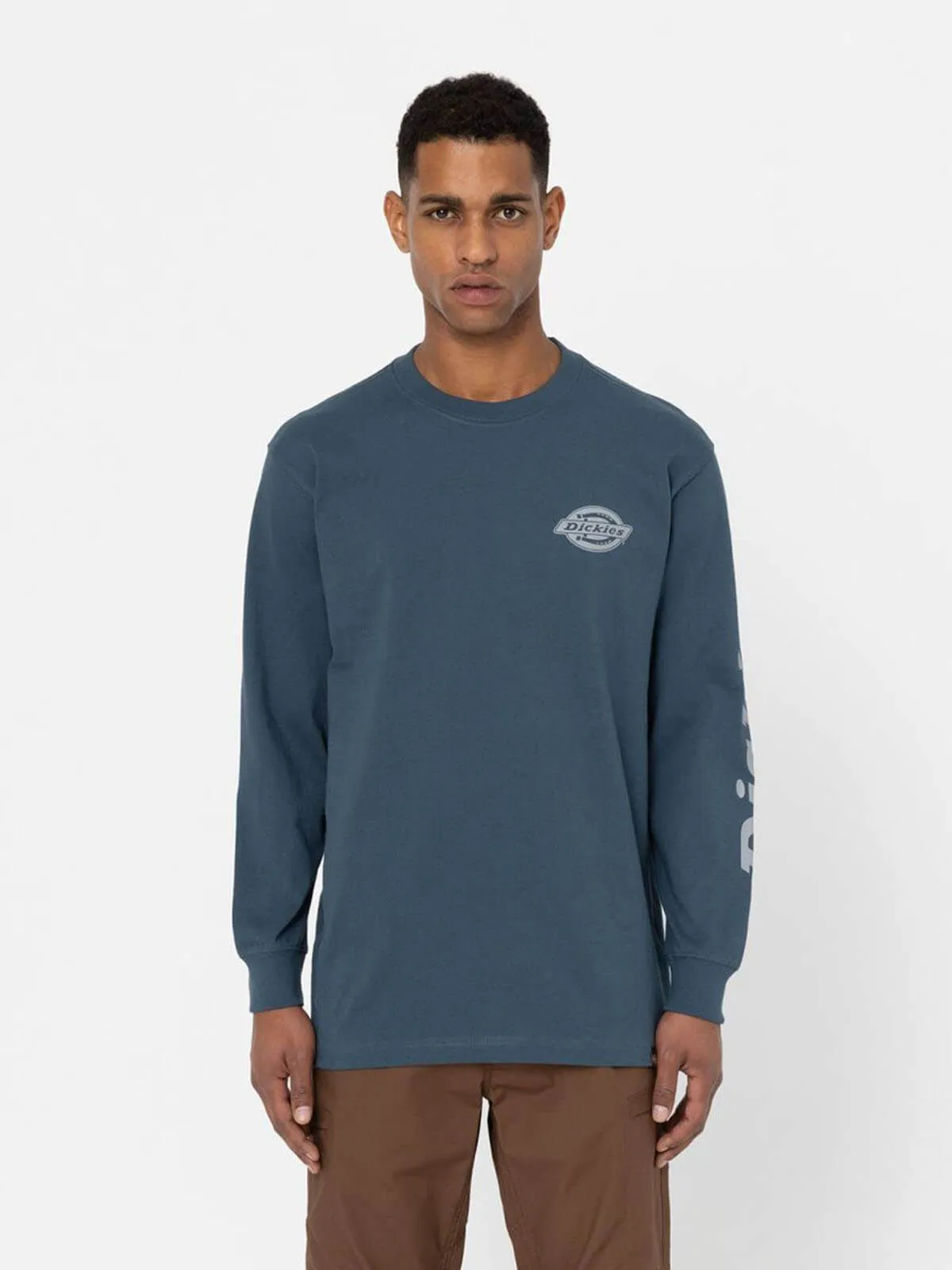 Work&#x20;T-shirt&#x20;Long&#x20;Sleeve&#x20;Logo&#x20;Heavyweight&#x20;-&#x20;Dickies
