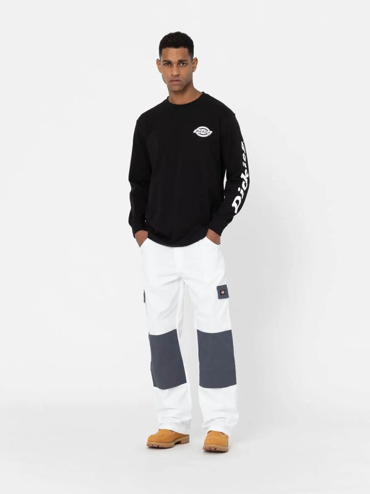 Work&#x20;T-shirt&#x20;Long&#x20;Sleeve&#x20;Logo&#x20;Heavyweight&#x20;-&#x20;Dickies