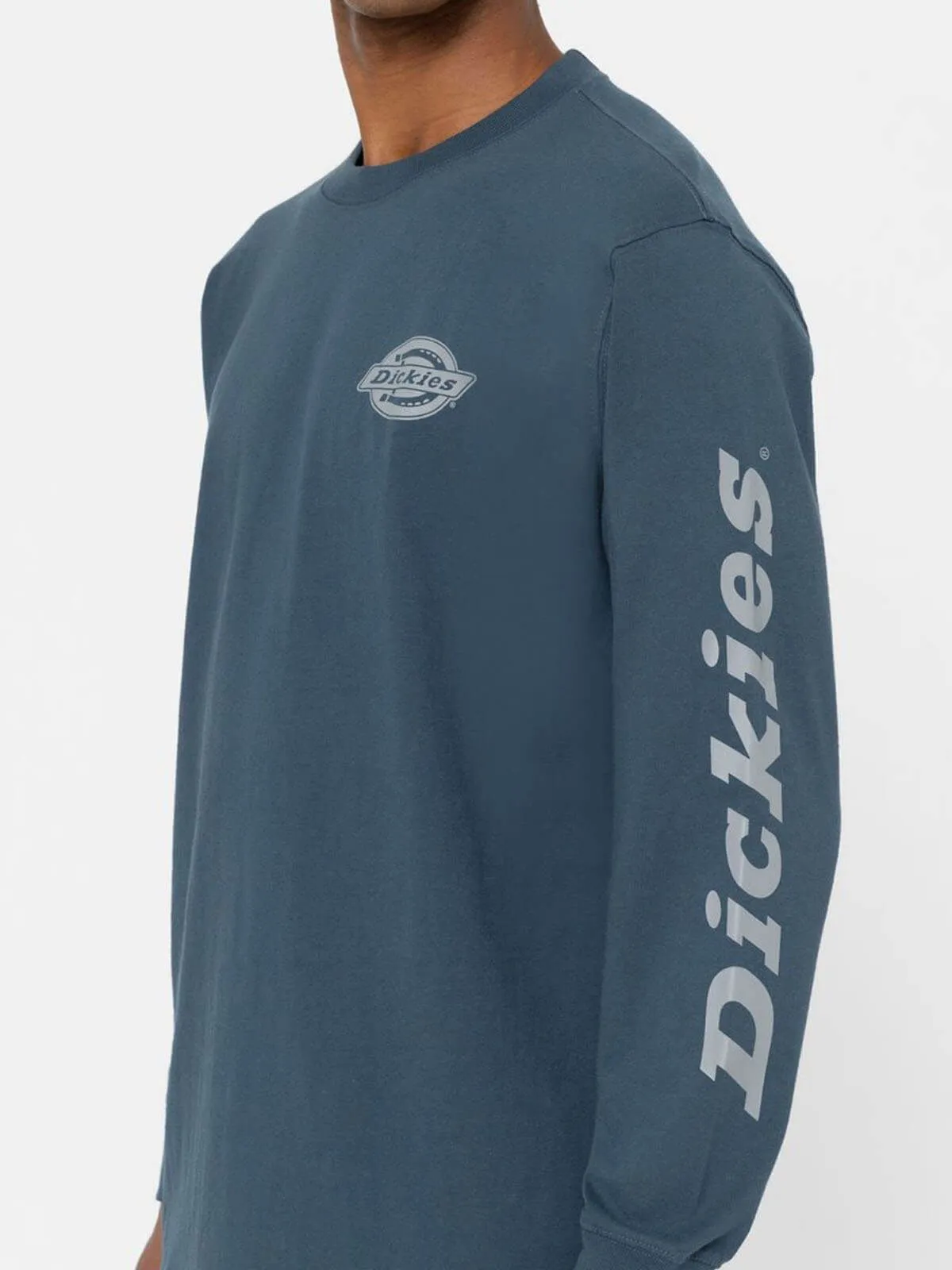 Work&#x20;T-shirt&#x20;Long&#x20;Sleeve&#x20;Logo&#x20;Heavyweight&#x20;-&#x20;Dickies