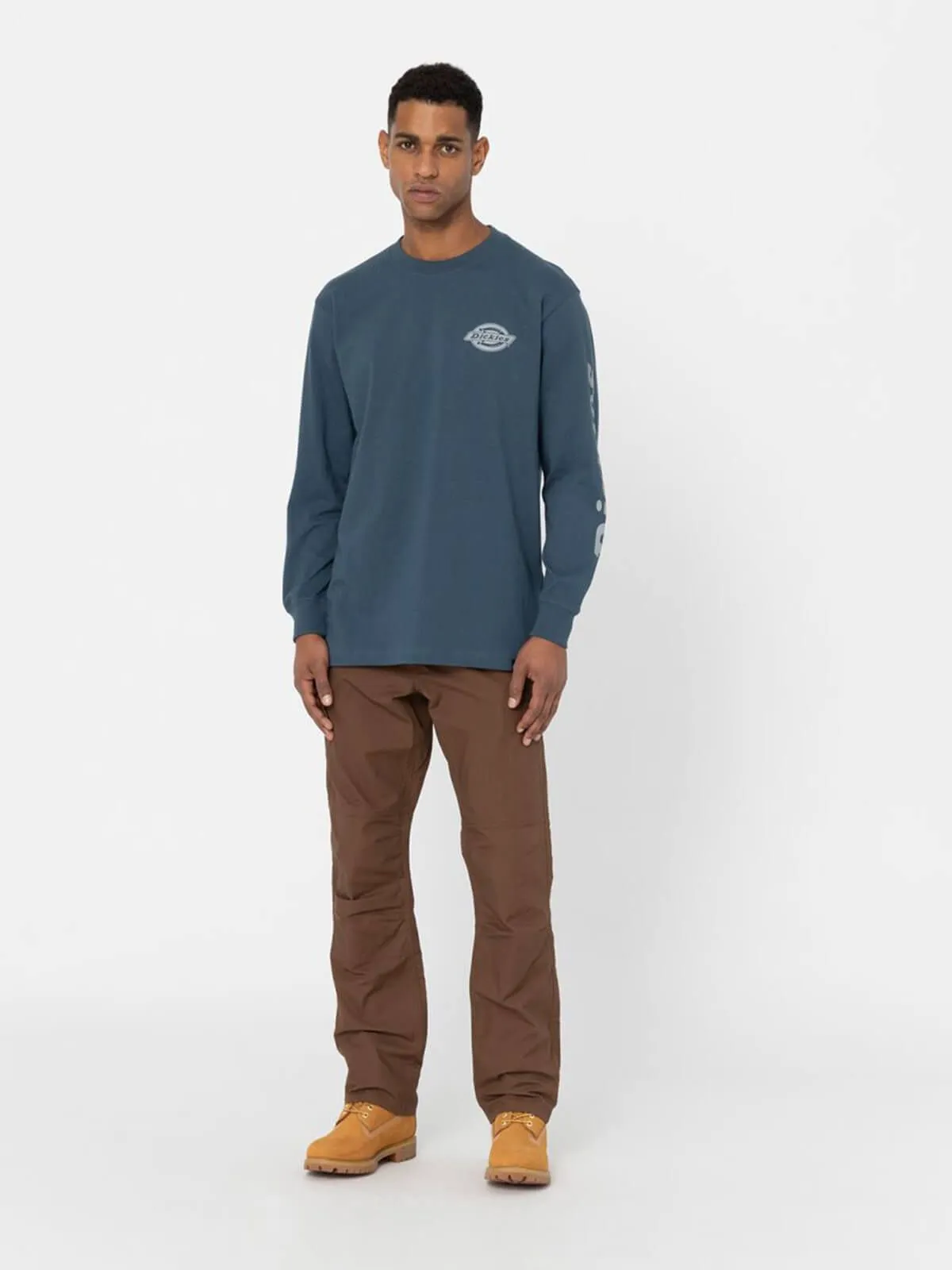 Work&#x20;T-shirt&#x20;Long&#x20;Sleeve&#x20;Logo&#x20;Heavyweight&#x20;-&#x20;Dickies