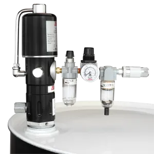 ZE1731K – 5:1 Pneumatic Stub Style High Flow Rate Piston Pump with FRL (Double Action)